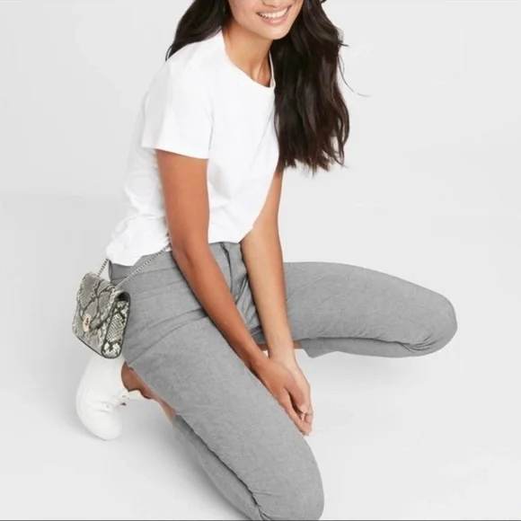 Banana Republic Sloan Gray Ankle Pants Women’s 4 Career Pants - Picture 2 of 10